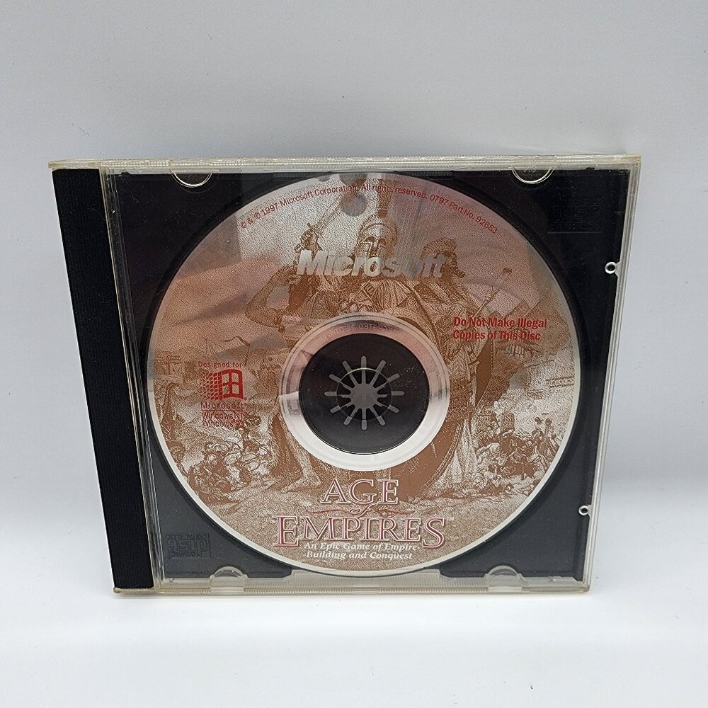 Age of Empires - 1997 PC Computer CD Microsoft Classic Video Game